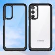 Samsung Galaxy A24 Acrylic Combo Cover Gennemsigtig   Sort For Cheap