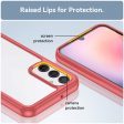 Samsung Galaxy A24 Acrylic Combo Cover Gennemsigtig   Rød Online Hot Sale