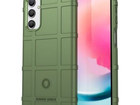 Samsung Galaxy A24 Rugged Shield Series Håndværker Cover - Grøn Hot on Sale