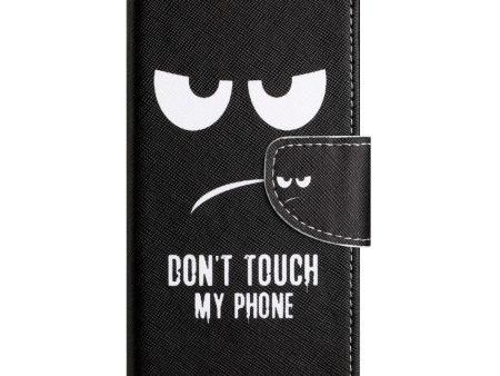 Samsung Galaxy A24 Læder Cover m. Pung & Ståfunktion -  Dont Touch My phone  For Cheap