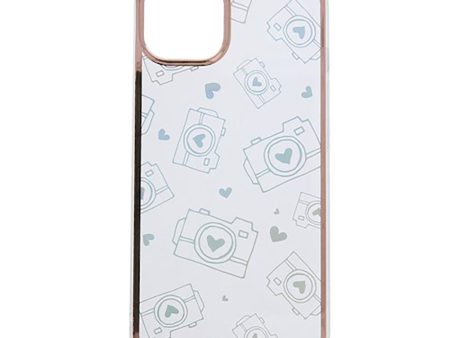 iPhone 14 Pro Max Hybrid Plastik Cover m. Holografisk Print - Kamera Motiv - Gennemsigtig Hot on Sale