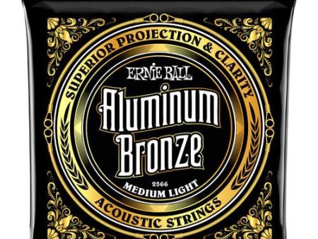 Ernie Ball 2566EB Medium Light Aluminum Bronze Acoustic Guitar Strings 012 - 054 Online