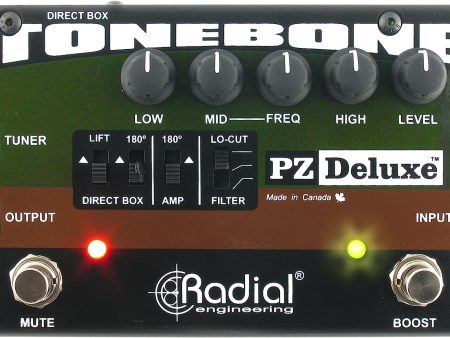 Radial Engineering PZ-DELUXE Tonebone Acoustic Preamp Online Sale