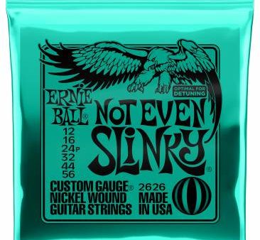 Ernie Ball 2626EB Not Even Slinky Not Even Slinky Nickel Wound Electric Guitar Strings 6-String Set 012 - 056 Online now