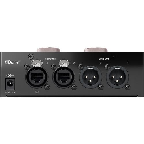 Focusrite Pro REDNET AM2 Stereo Dante Headphone Amplifier And Line-Out Interface Cheap