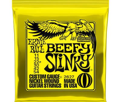 Ernie Ball 2627EB Beefy Slinky Nickel Wound Electric Guitar Strings (11-54) Online now