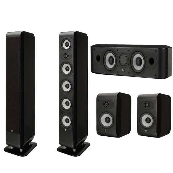 Boston Acoustics M340 5.0 Home Theater Speaker System M340 M25b & Mcenter For Discount