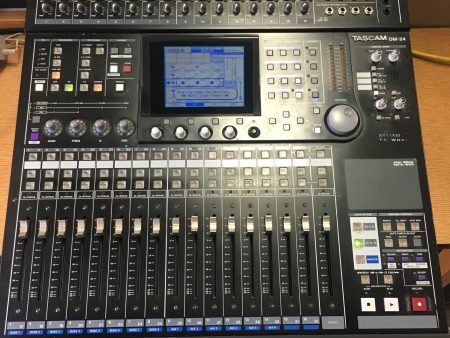 Tascam DM-24 Digital Mixer with 2 cards, IF-CS DM and IF-AD DM Discount