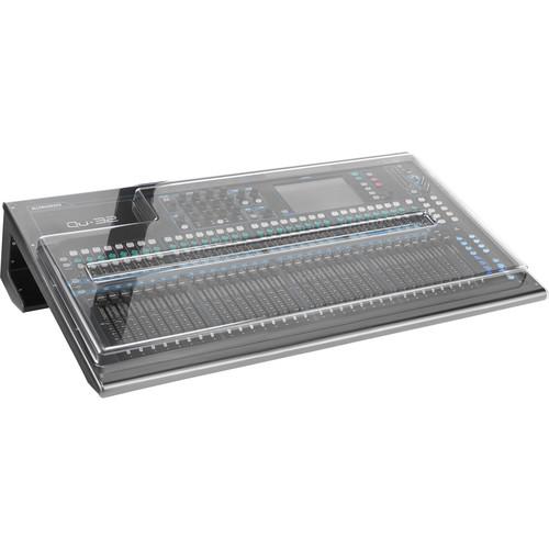 Decksaver DSP-PC-QU32 Cover For Allen And Heath Qu-32 Mixer Smokedclear Hot on Sale