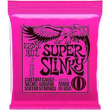 Ernie Ball 2223EB Nickl Super Slinky Super Slinky Nickel Wound Set (9-42) on Sale