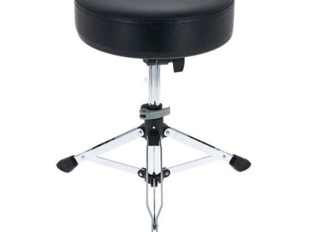 K&M 14010 Chrome Double Braced Drum Throne Push-Button Height Adjustment on Sale