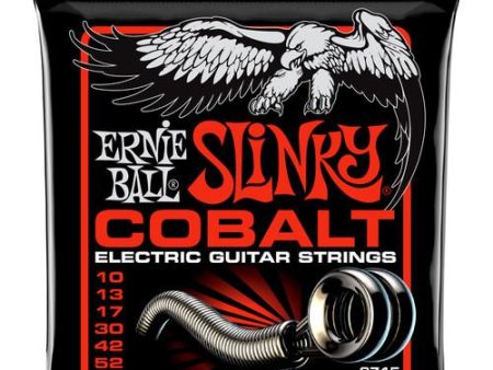 Ernie Ball 2715EB Cobalt Skn-T Hvy-B Cobalt Skinny Topheavy Bottom Slinky Electric Guitar Strings 6-String Set 010 - 052 For Discount