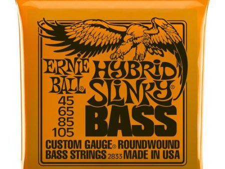 Ernie Ball 2833EB Bass Hybrd Slinky Hybrid Slinky Nickel Wound Electric Bass Strings Online Sale