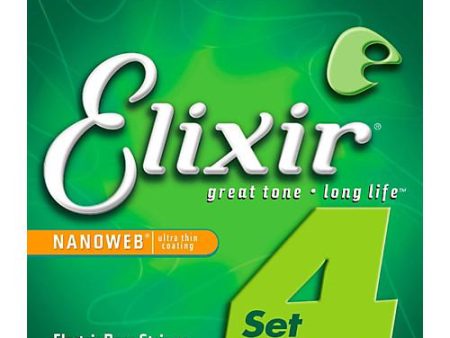 Elixir 14102 Bass Gtr-4 Str-Nw-Hvy-Lg Scale 050070085105 For Sale