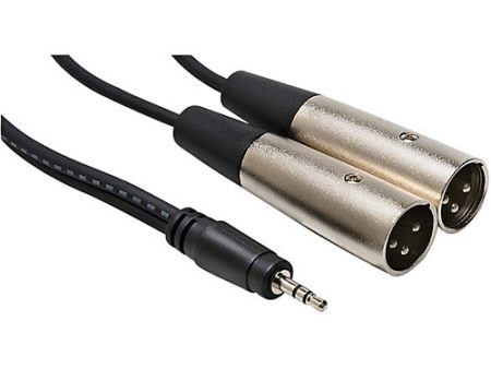 Hosa CYX-403M 3.5 mm TRS to Dual XLR3M Stereo Breakout Cable, 3m Cheap