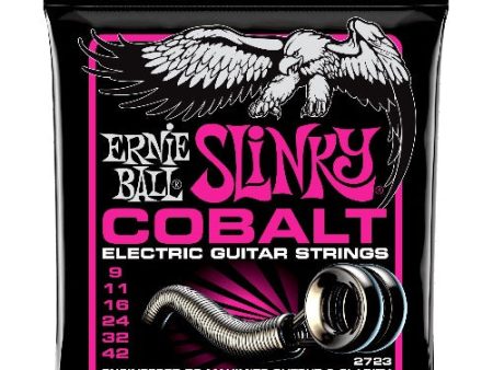 Ernie Ball 2723EB Super Slinky Cobalt Electric Guitar Strings on Sale