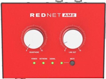 Focusrite Pro REDNET AM2 Stereo Dante Headphone Amplifier And Line-Out Interface Cheap