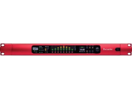 Focusrite Pro REDNET MP8R 8 Channel Remote-Controlled Mic Pre And Ad For Dante For Sale