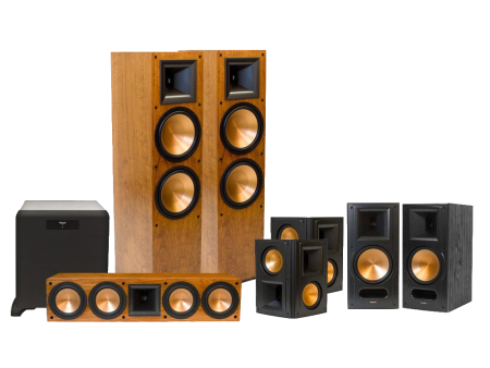 Klipsch Rf 7 Ii Reference Series 7.1 Home Theater System With Sw 450 Subwoofer Cherry Fashion