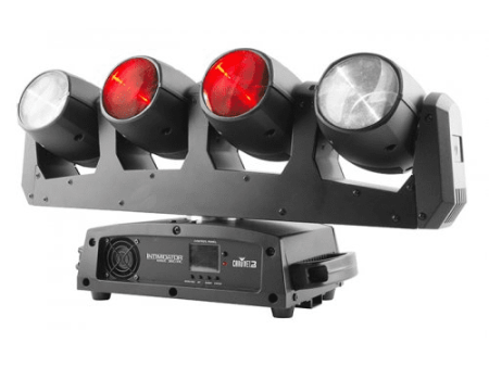 Chauvet DJ INTIMIDATOR WAVE 360 Stunning Moving Light Array With 4 Independently Controlled Heads On A Rotating Base For Discount