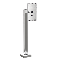 PEDESTAL PRO 33PED-MVI-002-304 45  Stainless Gooseneck - KeyCom LITE Surface Online Sale