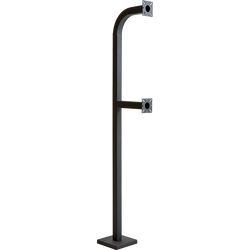 PEDESTAL PRO 64-9C-DSP 64  Dual Height Gooseneck Pedestal - Single Channel Fashion