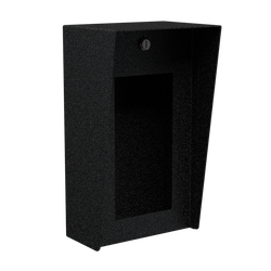 PEDESTAL PRO 814HOU-2NIP-01-CRS 8  x 14  Portrait Steel Housing, Black, fits 2N IP Safety or Force Sale