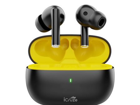 iCruze Aura TWS Earbuds (Black) on Sale