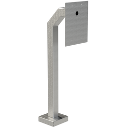 PEDESTAL PRO 33PE1-XLG-002-304 48  Stainless Gooseneck Pedestal - LittleBird GateHawk on Sale