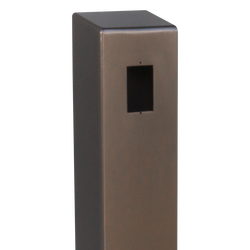 PEDESTAL ADA-CS-TWR-47x4x6BRZ 47  Tappered Bronze Finish Pedestal with 6  Face For Cheap