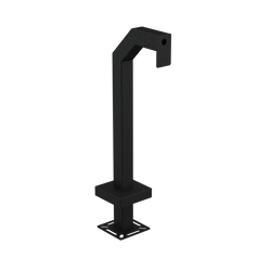 PEDESTAL PRO 33PE1-2NIP-04-CRS 42  Heavy Duty Gooseneck Pedestal - 2NIP Access Unit M on Sale