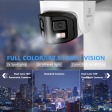 Silarius Pro Series SIL-DSD8MP28 8MP Dual Lens 180 degree Panoramic Auto Stitching PoE IP Camera OEM ODM Full color Human Vehicle Detection, 2.8mm lens, ONVIF with 2-Way Audio (NDAA Compliant) Fashion