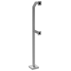 PEDESTAL PRO 72-9C-DSP-SS 72  Dual Height Stainless Pedestal - Single Channel Cheap