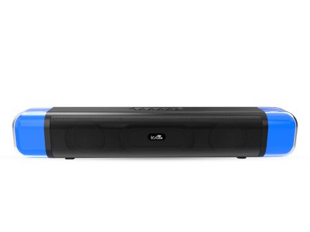 iCruze NeonBass Bluetooth Mini Soundbar (Black) Online now