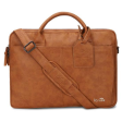 iCruze Elite Slim 15 inch Messenger Bag Tan Hot on Sale