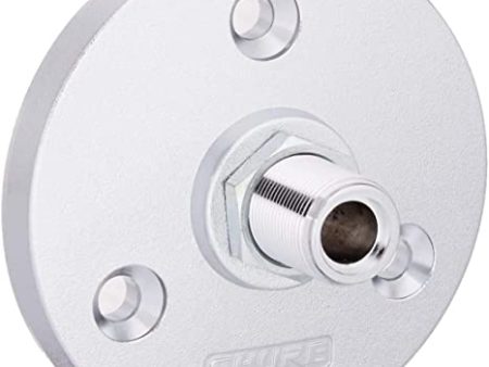 Shure A13HD Heavy-Duty Mounting Flange for Gooseneck and Shaft Microphone Mounts (chrome) Hot on Sale