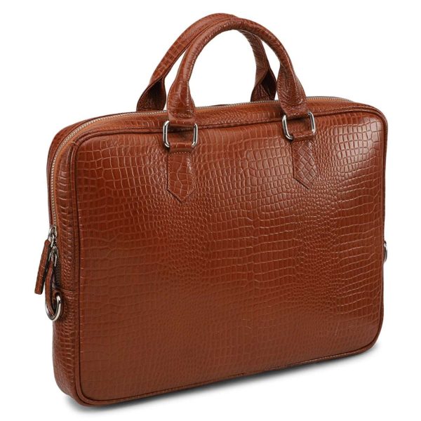 iCruze Delite Leather Bag Tan on Sale