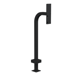 PEDESTAL 22PE1-2NIP-03-CRS 42  Steel Gooseneck Pedestal - 2NIP Verso Verso Triple Module Online now