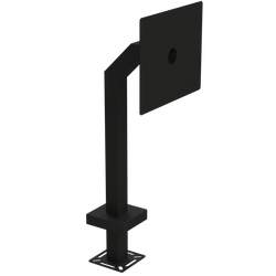 PEDESTAL PRO 33PE1-INVU-01-CRS 42  Steel Gooseneck Pedestal - Invictus XP Surface Supply