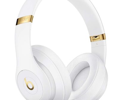 IN STOCK! Beats by Dr. Dre Beats Studio³ Wireless Noise Cancelling Headphones - White Gold (MQ572LL A) Hot on Sale