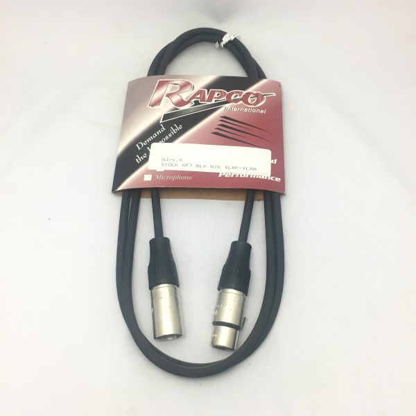 NJ6K Rapco NJ-6 6  XLRM-XLRF Neutrik Connectors with Neutrik Connectors Sale