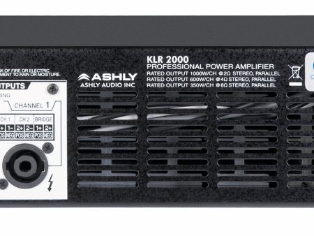 Ashly KLR-2000 Power Amplifier Hot on Sale