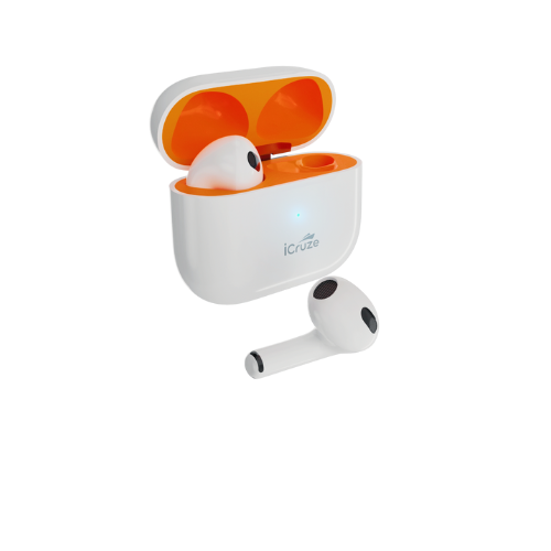 iCruze Scoop Wireless Earbuds (Orange) Hot on Sale