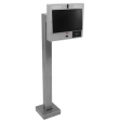 PEDESTAL PRO 33PED-BUT-003-CRS 44  Low Steel Gooseneck - ButterflyMX 11.6  Surface Video Intercom For Cheap