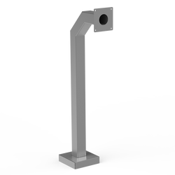 PEDESTAL PRO 42-3-12-SS 42  Heavy Duty Stainless Gooseneck Pedestal Cheap