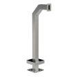 PEDESTAL PRO 33PE1-PPRO-02-304 42  Stainless Gooseneck Pedestal - Single Gang Mullion (Narrow) Cutout Online Sale