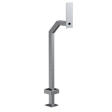 PEDESTAL PRO 22PE1-PAXT-01-304 42  Stainless Gooseneck Pedestal - Paxton Surface Mount Entry Panels Supply