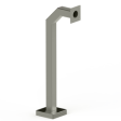 PEDESTAL PRO 42-3-12-N 42  Heavy Duty Nickel Finish Gooseneck Pedestal Hot on Sale