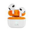 iCruze Scoop Wireless Earbuds (Orange) Hot on Sale