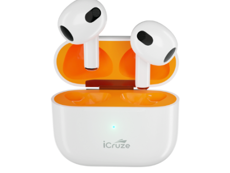 iCruze Scoop Wireless Earbuds (Orange) Hot on Sale